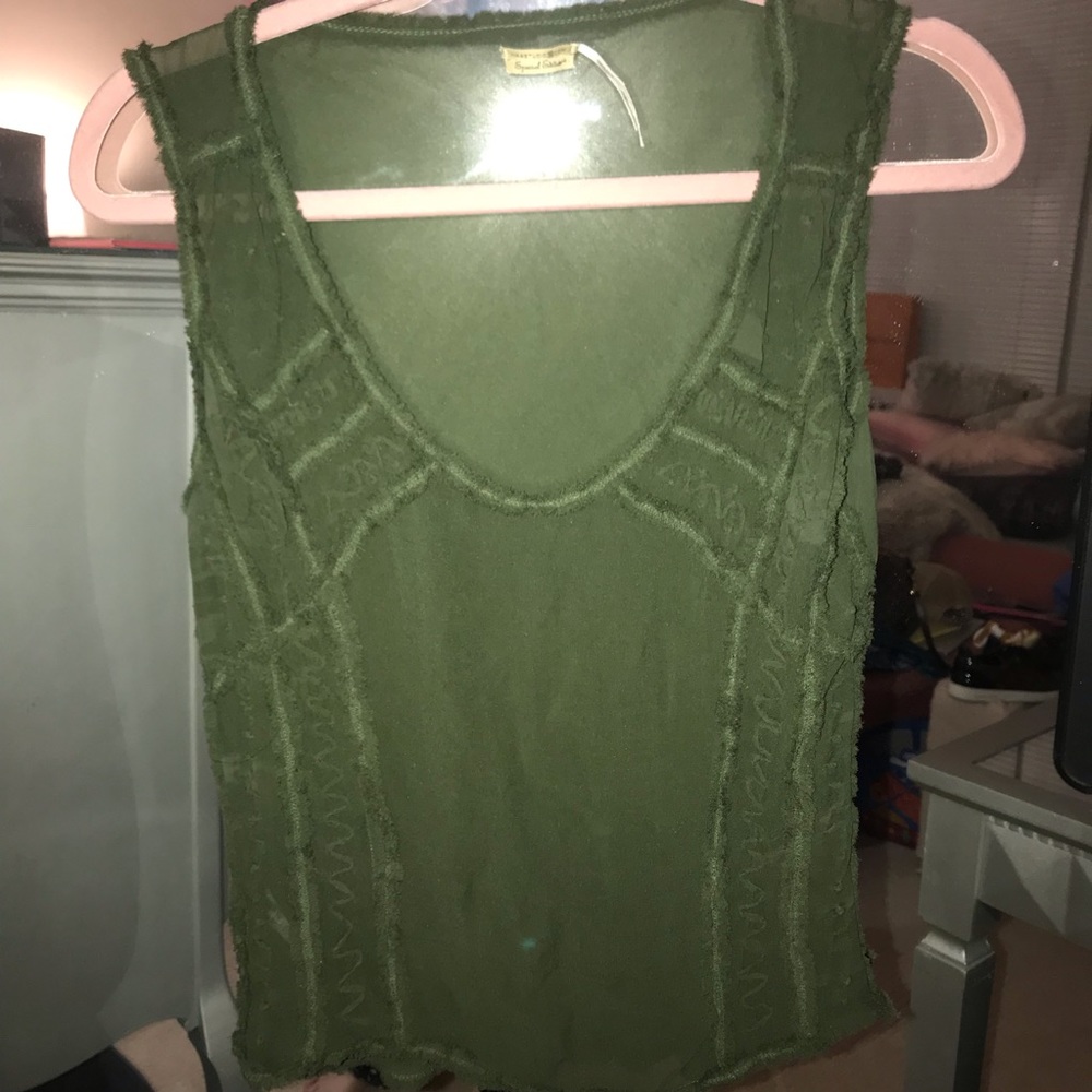 Max Studio Silk Blouse Small